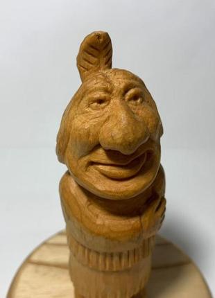Дерев'яна фігурка "майя"6 фото