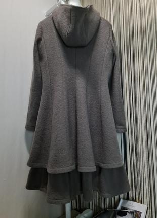 Olars ulla.100%вовна/велюр/пальто демисезонне
