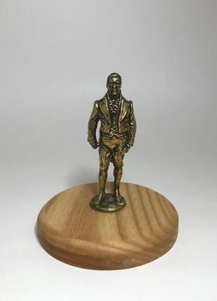 Статуэтка из бронзы, фигурка из бронзы, статуэтка "пьер безухов", скульптура из бронзы, фигурка бронзовая10 фото