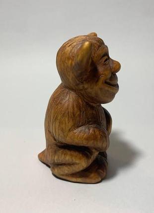Статуэтка из дерева, фигурка из дерева, статуэтка "тролль", скульптура из дерева, фигурка деревянная "тролль"5 фото