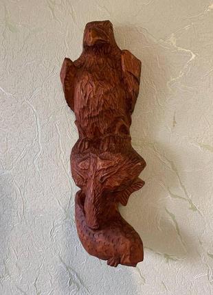 Статуэтка из дерева, фигурка из дерева, скульптура "4 мира", скульптура из дерева, фигурка деревянная8 фото