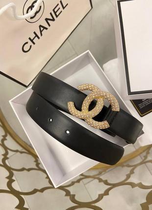 Редкий кожаный ремень chanel