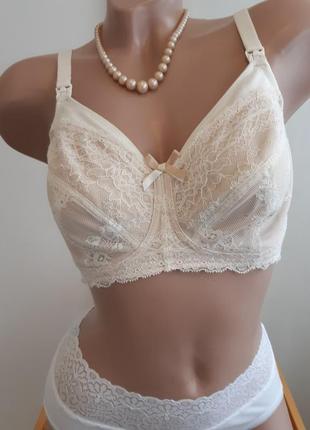 Брендовый бюстгальтер для кормящих мам, размер 65ff