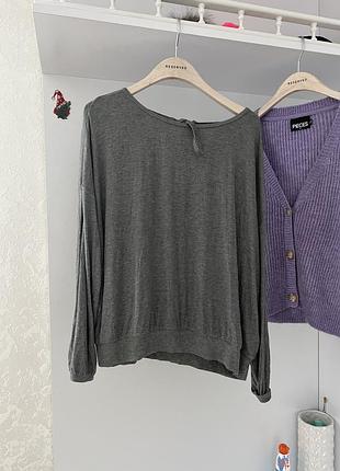 Крутая кофта лонгслив в рубчик zara 2