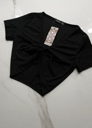 Кроп топ boohoo