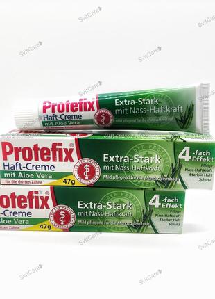 Protefix aloe vera крем для зубних протезів1 фото
