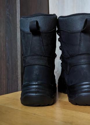Lowa couloirроны - зимние кожаные треккинговые водостойкие ботинки берцы7 фото