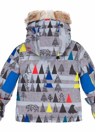 Зимний термо комплект куртка и полукомбинезон deux par deux для мальчика р. 12м модель  l502/4874 фото