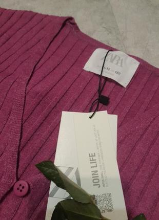 Zara кардиган кофточка машина вязкая оригинал заказы на официальном сайте6 фото
