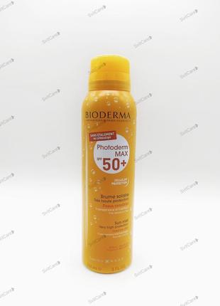 Bioderma photoderm max spf 50+ мист для загара