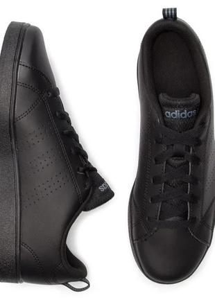 Adidas кеди, кросівки advantage cl k aw4883 black мокасини