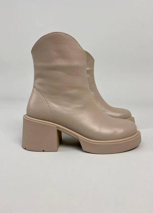 Женские кожаные ботинки3 фото