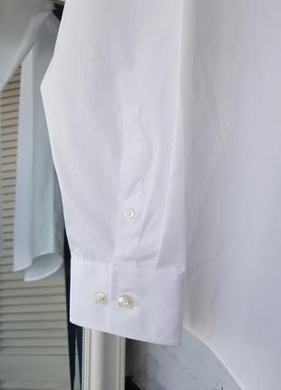 Классическая мужская рубашка белая4 фото