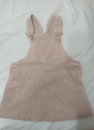 Вельветовый комбинезон