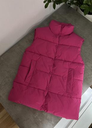 Подовжений жилет bershka жилетка безрукавка