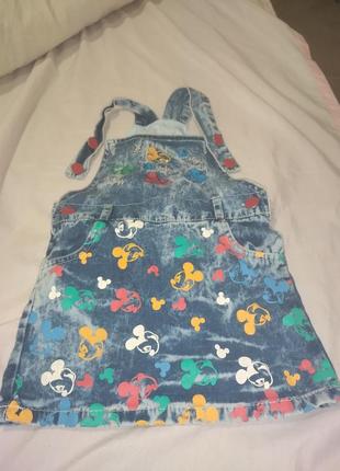 Комбінезон джинс ьканина тонкий