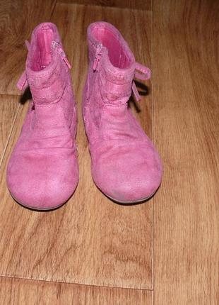 Ботинки демисезонные на девочку 9 размер (стелька 16см)5 фото
