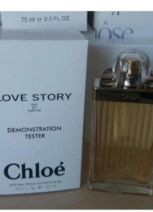 Chloe love story 75 ml. - парфюмированная вода - женский - ( tester )