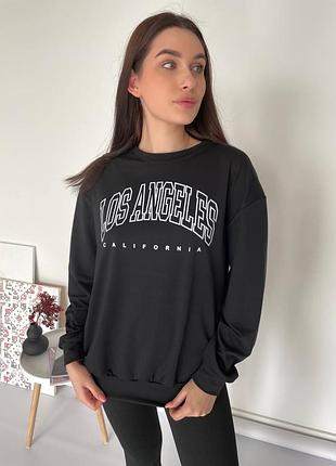 Свитшот с накаткой l a