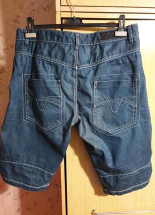 Стильные брендовые джинсовые шорты на болтах fishbone2 фото