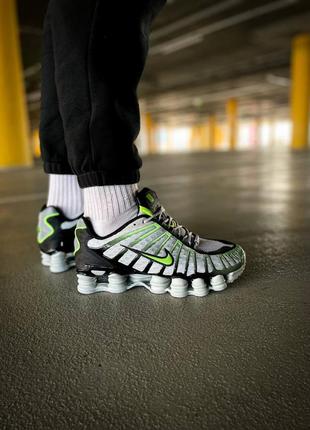 Кроссовки nike shox tl' wolf grey"1 фото