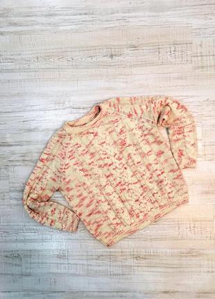 Джемпер свитер кофта бело-розовый ostin, р. s-m