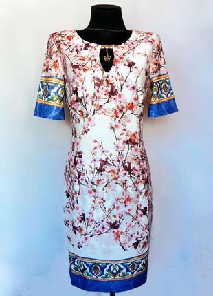 Суперціна. стильне плаття, квітуча весна. туреччина. нове, р. 42-467 фото