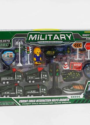 Набор спецтехники military машинки и другие аксессуары (399-257 q)