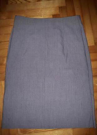 Дизайнерская юбка, шерсть/шелк, escada! p.-40