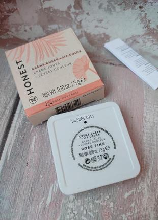 Кремові рум'яна honest beauty creme cheek blush3 фото