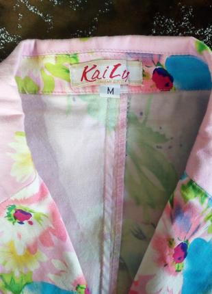 Пиджак с флористическим принтом kailu.🌼🌸🌼7 фото