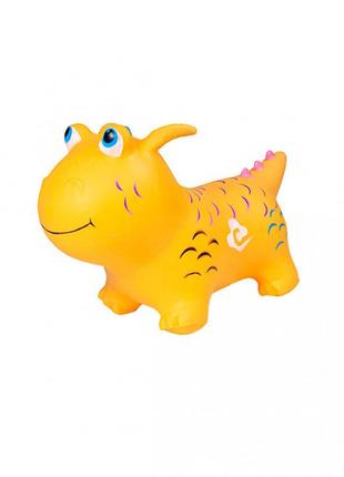 Дитячий стрибун динозавр bt-rj-0069 гумовий (yellow)1 фото