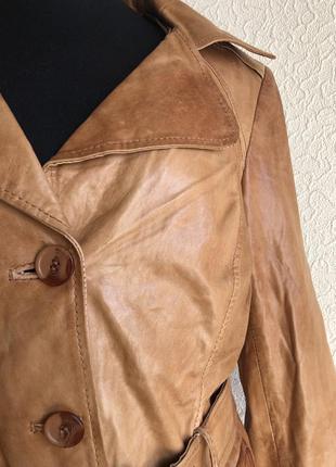 Кожаная куртка от бренда milestone,(126-650)6 фото