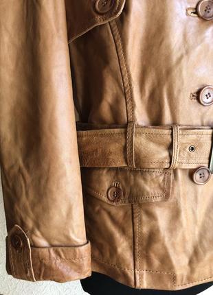 Кожаная куртка от бренда milestone,(126-650)4 фото