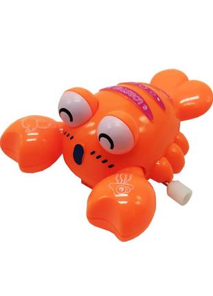 Іграшка "лобстер" bambi 1011, 10 см заводна (оранжевий)