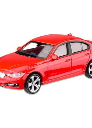 Машина металева bmw 335i "welly" 44041cw масштаб 1:43 (червоний)