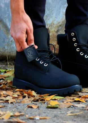 Черевики "timberland black "