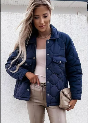 Женская куртка плащевка утеплитель силикон 3 цвета 42,44,46,48 rin848-0352mве5 фото