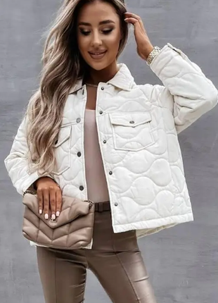 Женская куртка плащевка утеплитель силикон 3 цвета 42,44,46,48 rin848-0352mве4 фото