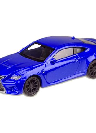 Машина металева lexus rc "welly" 44050cw масштаб 1:43 (блакитний)