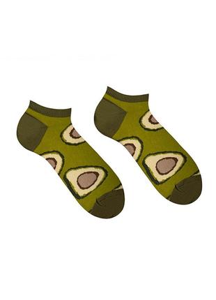 Короткие носки унисекс sammy icon с авокадо guacomole