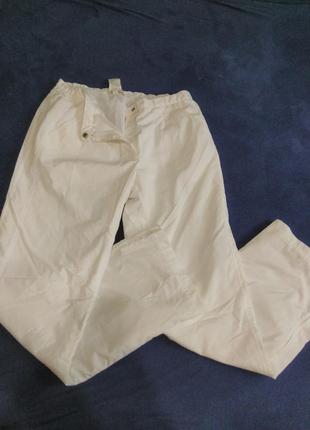 Штаны белые, спортивные из плащевки/идеальные/puma/ оригинал2 фото