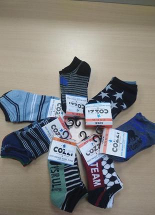 Шкарпетки для хлопчика, упаковка 3шт, короткі, розмір 23-261 фото