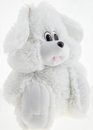 М'яка іграшка заєць аліна сидячий 110 см білий