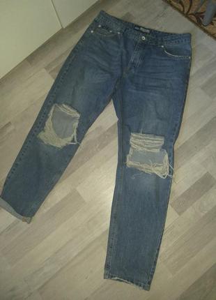 Super dry оригинальные джинсы бойфренды
