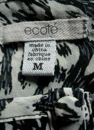 Гламурная воздушная блузка туника от американского бренда ecote2 фото