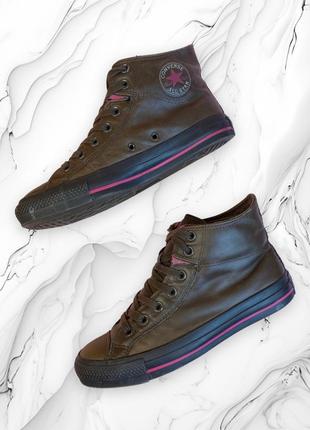 Кеди converse x woolrich1 фото