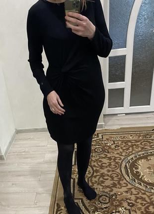Міні міді сукня в рубчик 2