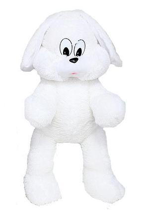 Мягкая игрушка алина зайка снежок 65 см белый