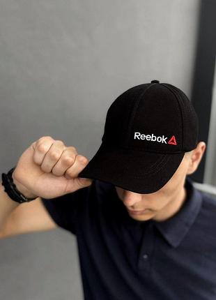 Кепка ufc reebok чоловіча | жіноча рібок чорна small logo